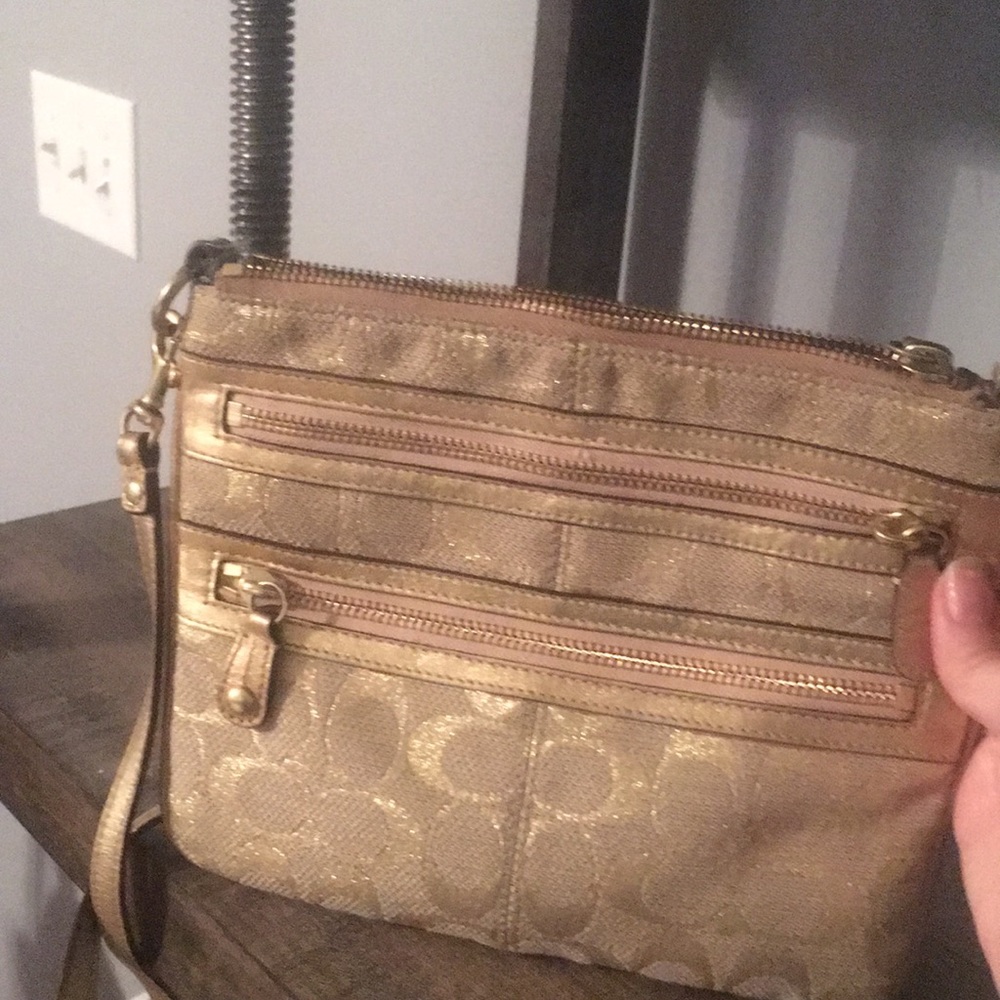 Gold Coach purse
